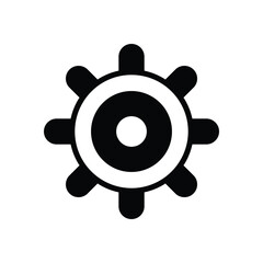  Ship Wheel Vector icon