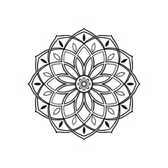 Obraz premium A Simple Mandala With An Elegant Design