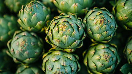 Fototapeta premium green artichokes