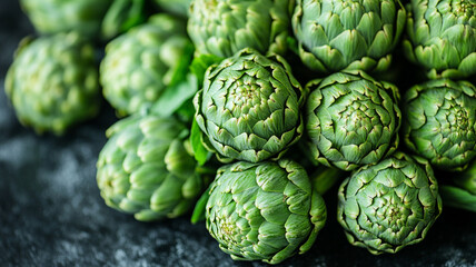 Fototapeta premium green artichokes
