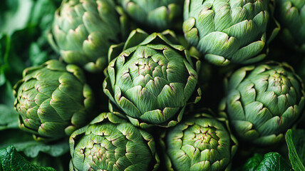 Fototapeta premium green artichokes