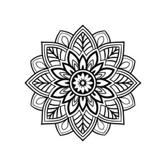 A Simple Mandala With An Elegant Design