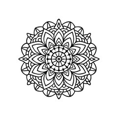 A Simple Mandala With An Elegant Design