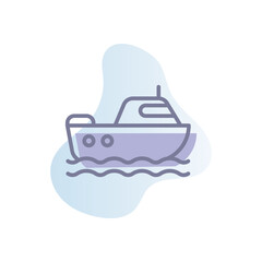 Boat Vector icon