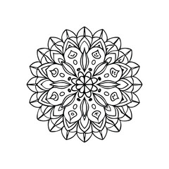 A Simple Mandala With An Elegant Design