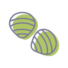 Clam Vector icon