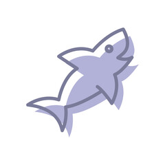 Shark Vector icon