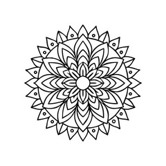 A Simple Mandala With An Elegant Design