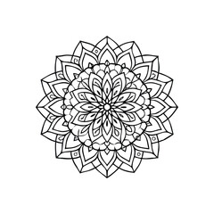 A Simple Mandala With An Elegant Design