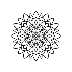 A Simple Mandala With An Elegant Design