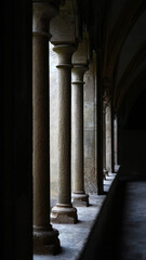 Colonne chiostro medievale