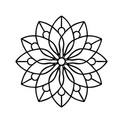 A Simple Mandala With An Elegant Design