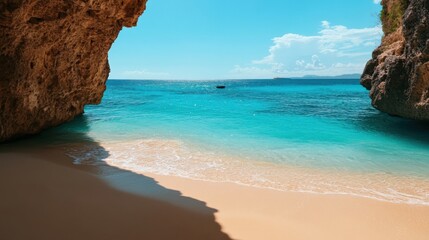 Relaxing beach escape tropical cove photography coastal paradise serene viewpoint nature's beauty unveiled