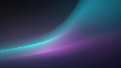 Moody Gradient Abstract Background with Deep Black, Purple, and Blue Hues, Soft Lighting and Atmospheric Glow
