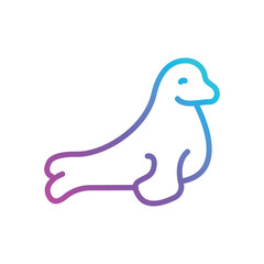 Obraz premium Seal Vector icon