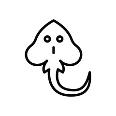 Manta Ray Vector icon