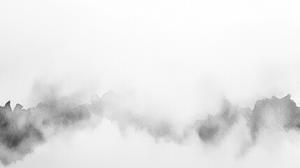 Fototapeta premium Soft gray tones merge seamlessly into a serene atmosphere, creating a dreamlike landscape that invites reflection and calm. The gentle mist enhances the ethereal quality
