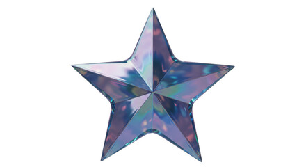 Isolated Holographic Star with Geometric Patterns