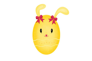 happy easter Set of Easter eggs with different textures Beautiful pattern on a white background Yellow pastel eggs, spring holidays, holiday decorations, easter icons set.