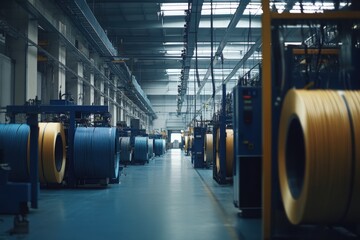 Inside the new factory manufacturing electrical cable