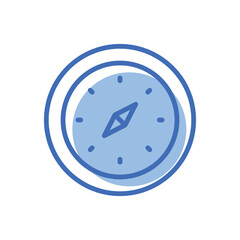 Compass Vector icon