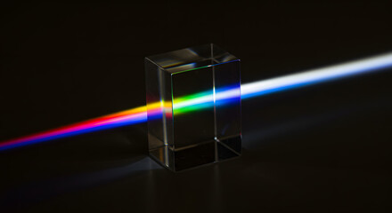 light waves refraction prism splitting light into colors physics optics phenomenon visual