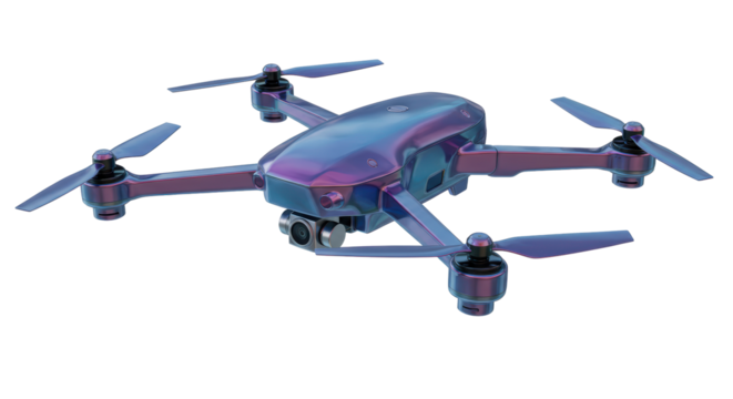 Isolated Holographic Drone for Surveillance