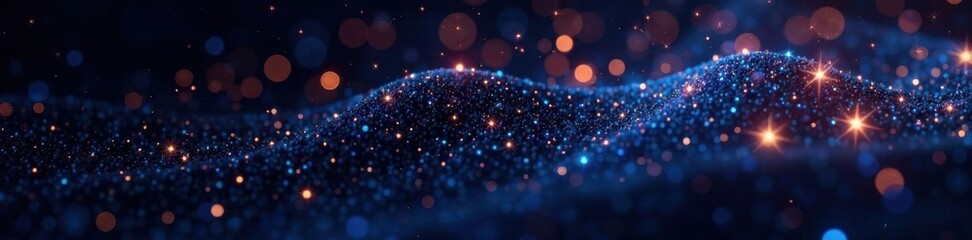 Sparkling stars against a deep black backdrop, stars, space, heavenly sight