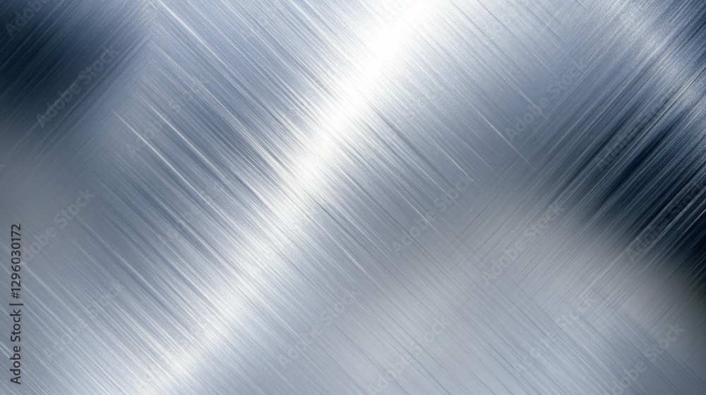 Poster A smooth, brushed metal surface shines under soft light, creating an abstract pattern that captures the essence of modern design and sophistication in a minimalist setting
