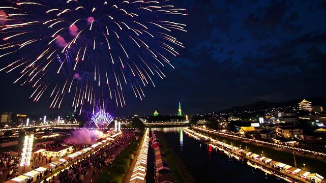 apanese Summer Festival Fireworks: A Spectacular Night of Tradition and Celebration