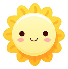 Fototapeta premium PNG A sun nature toy anthropomorphic.