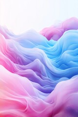 Obraz premium Abstract pastel fabric waves. Soft, dreamy, and colorful.