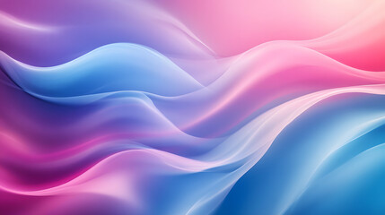 Fototapeta premium Abstract background with a gradient of blue and pink colors, blurred effect 