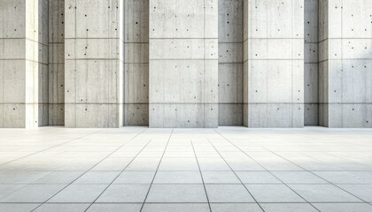 Modern Concrete Wall and Floor Architecture Design