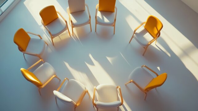 Social psychology in a support group setting. Featuring shared experiences and emotional healing