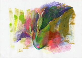 新芽の出た春の訪れ