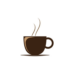 coffee cup icon, coffee mug design, hot drink espresso.