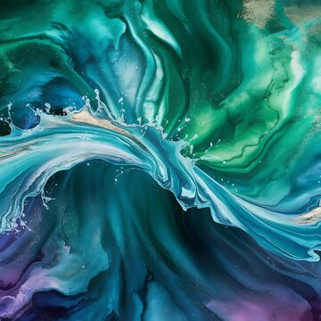 Abstract background with watercolour splash effect