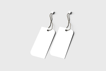 Naklejka premium Label Tag Design Mockup 