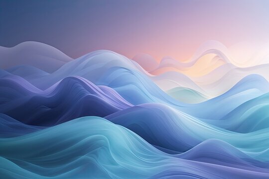 Serene Calming Tone Gradient Background for Abstract Art Creations