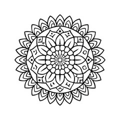 A Simple Mandala With An Elegant Design