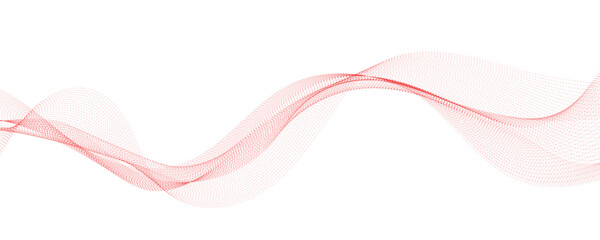 red ribbon isolated on white