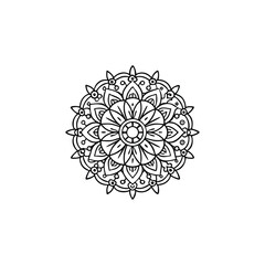 A Simple Mandala With An Elegant Design