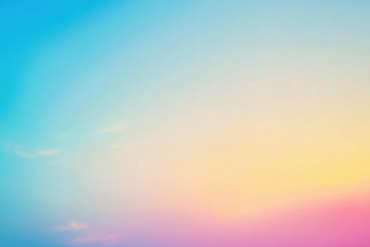 Sky at sunset with a dramatic gradient of colors.