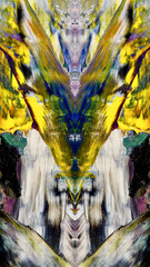 Abstract art background . Hand painting artwork on canvas 