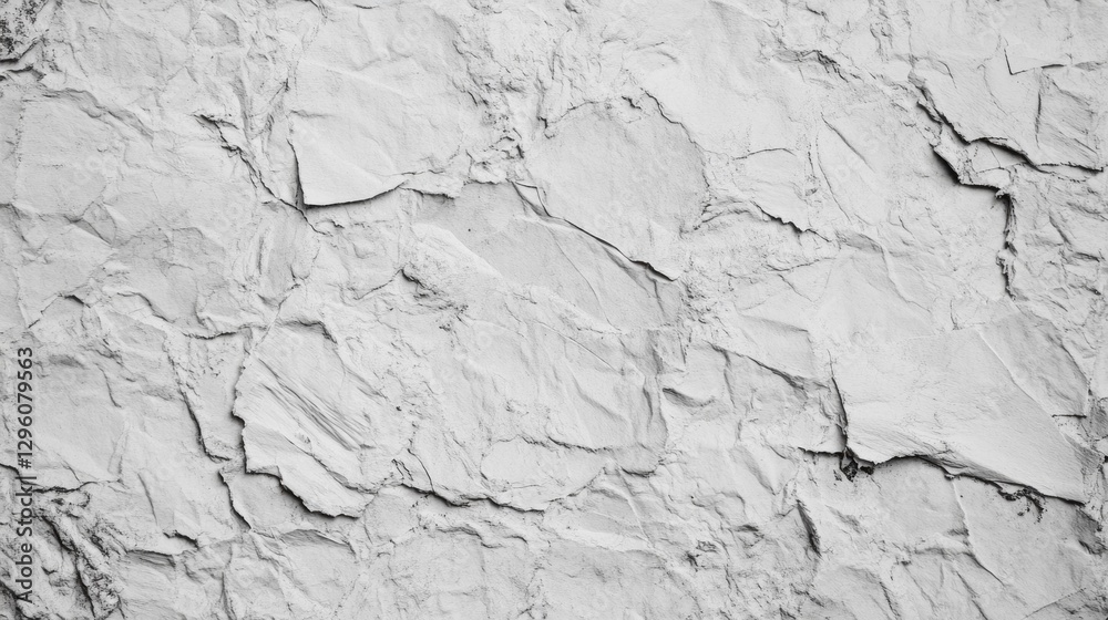 Poster folds and creases dominate the surface of this white paper, inviting viewers to explore the beauty o