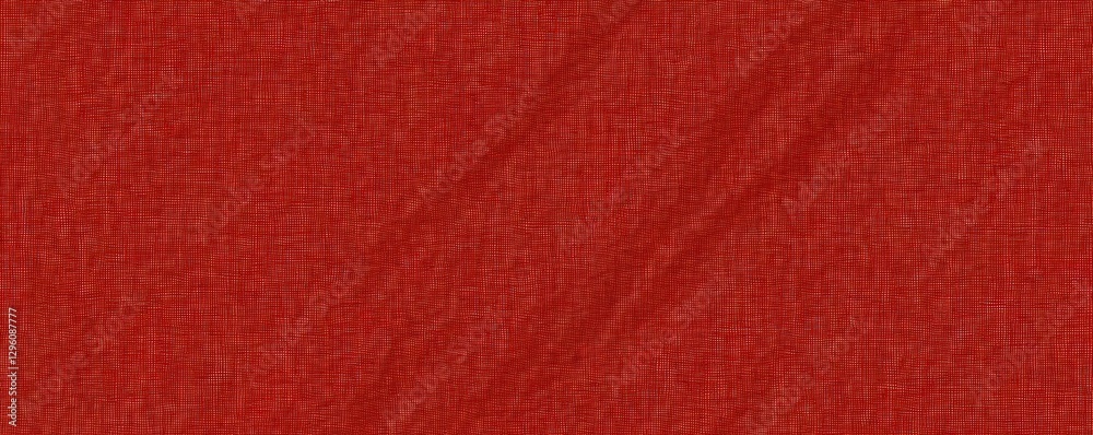 Poster a textured, warm red fabric background featuring a subtle weave pattern that adds depth and interest
