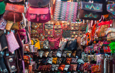 bright colors and enchanting scents inside the souk