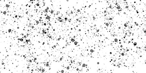 Czarno białe tło  pobryzgane farbą. Tapeta w plamy. © EmBer_graphic