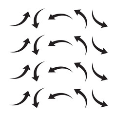 set of vector arrows